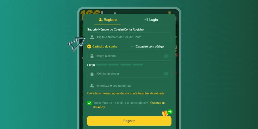 preencha seus dados pessoais